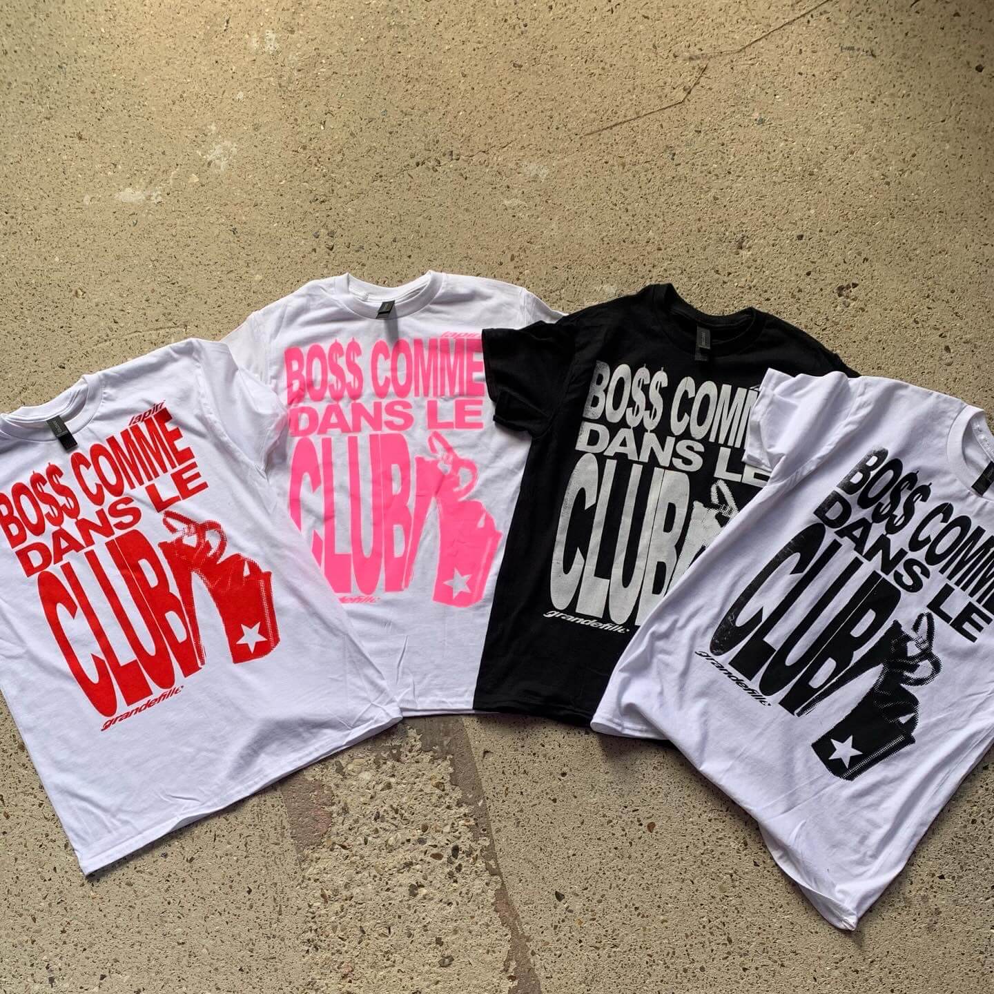tee shirt la piri grandefille club strip