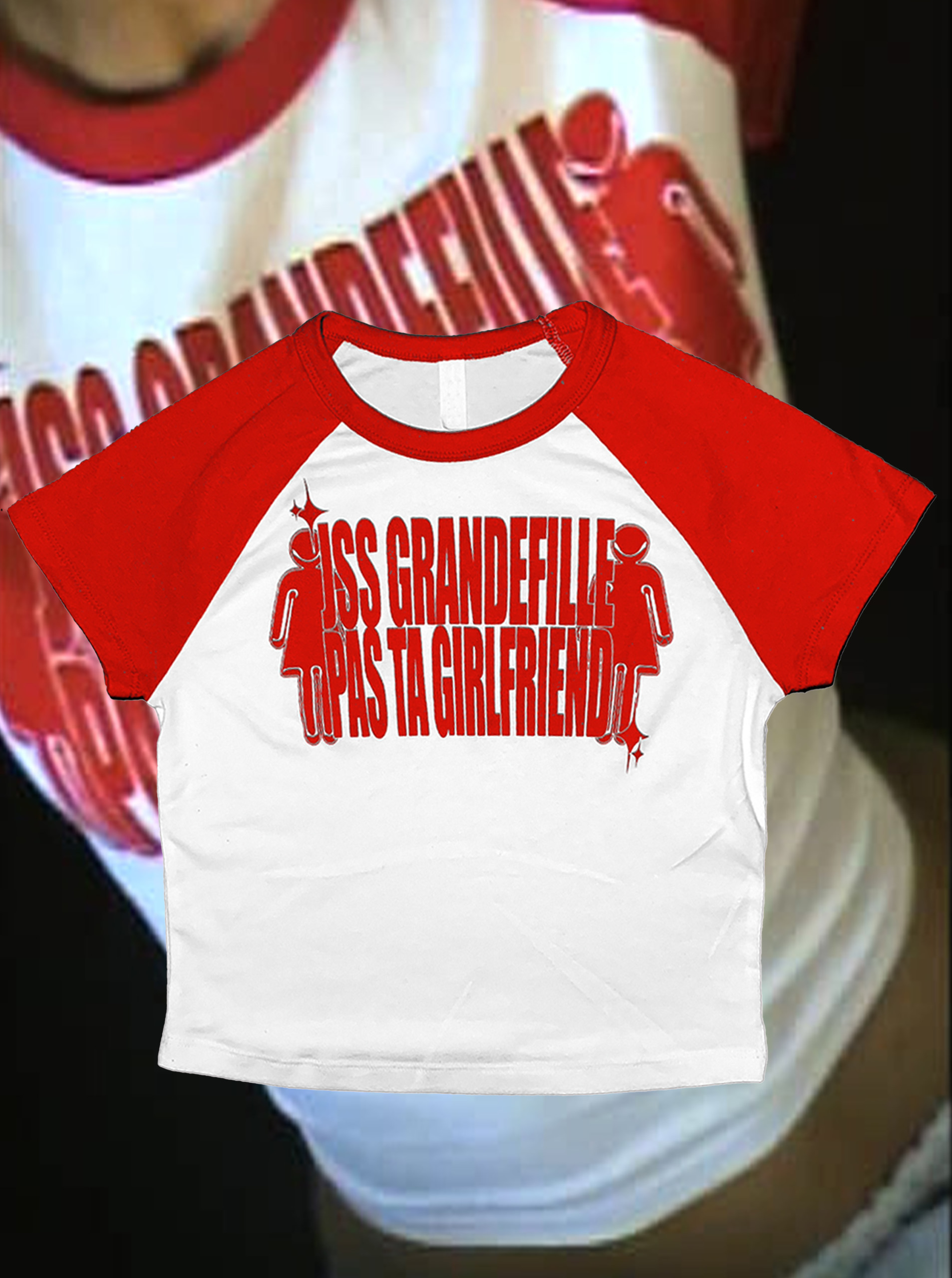 T SHIRT GRANDEFILLE serigraphie jss grandefille pas ta girlfriend