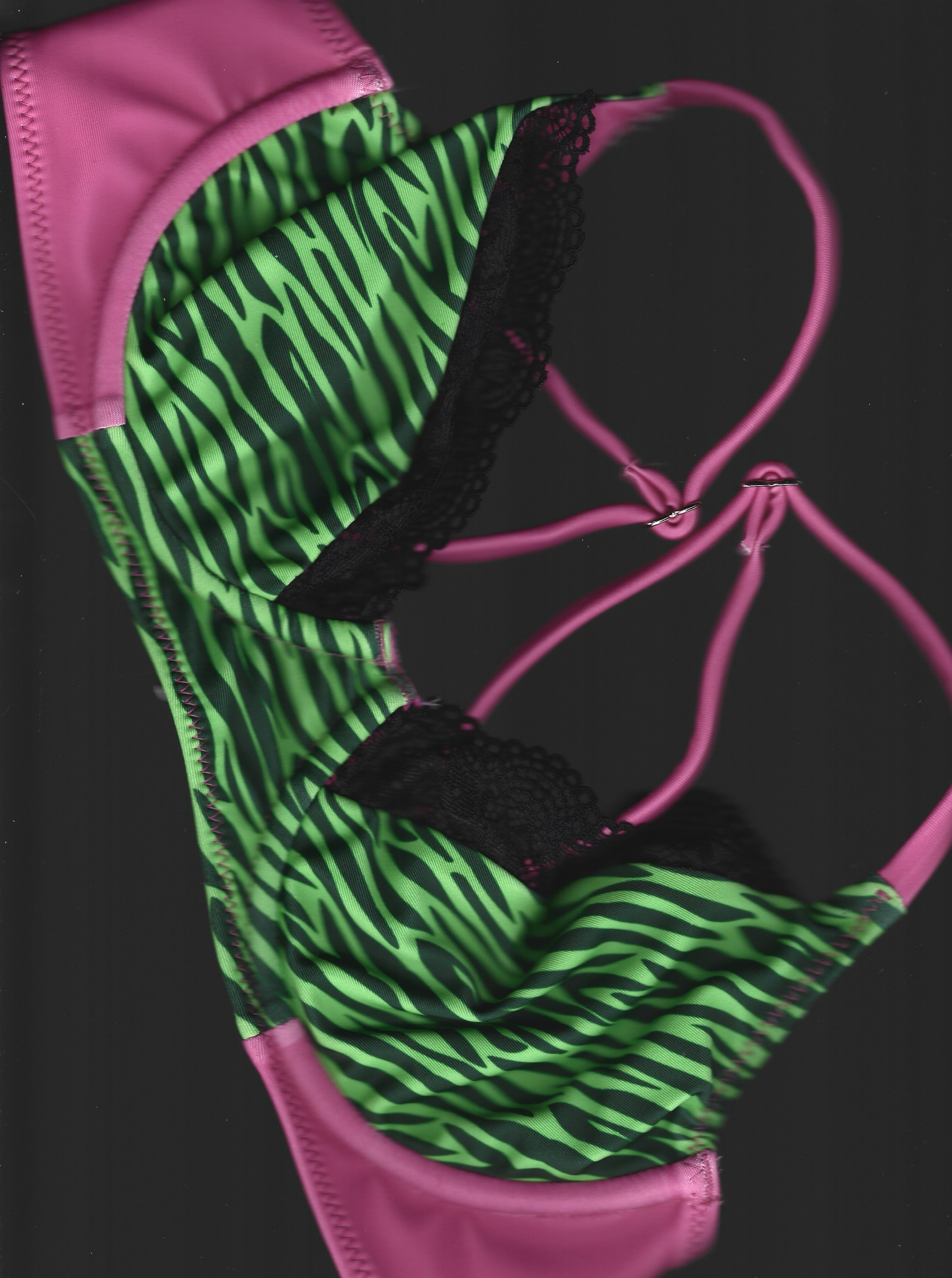 Bralette bikini zèbre imprimé Précommande | GRANDEFILLE X CHN.HAI
