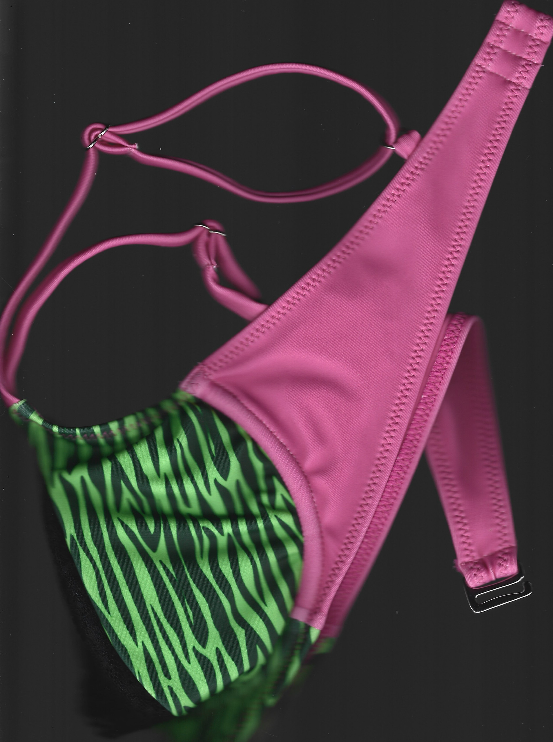 Bralette bikini zèbre imprimé Précommande | GRANDEFILLE X CHN.HAI