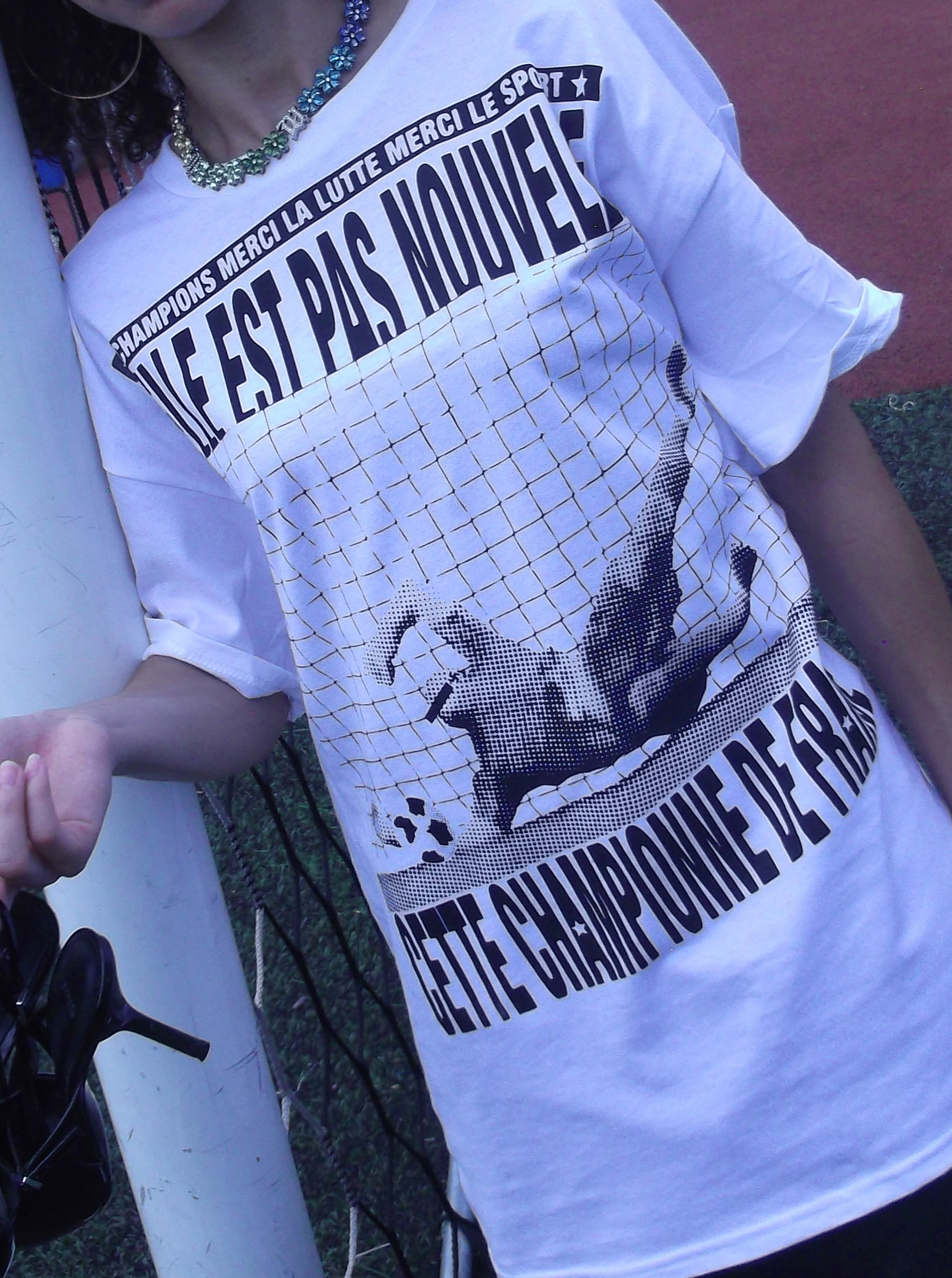 TEE-SHIRT CHAMPIONNE DE FRANCE